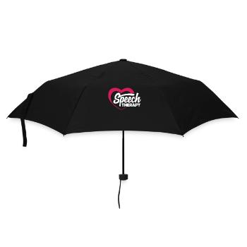 Speech Therapy Love of the profession - Umbrella (small) - black - Front