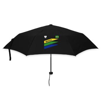 Brazil Brazil shirt Brazilian Rio de Janeirao - Umbrella (small) - black - Front