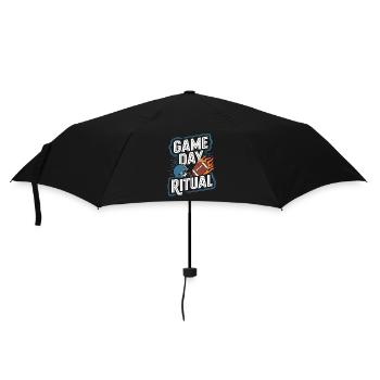 Touchdown Zeit Für Football Fans und - Regenschirm (klein) - Schwarz - Vorne