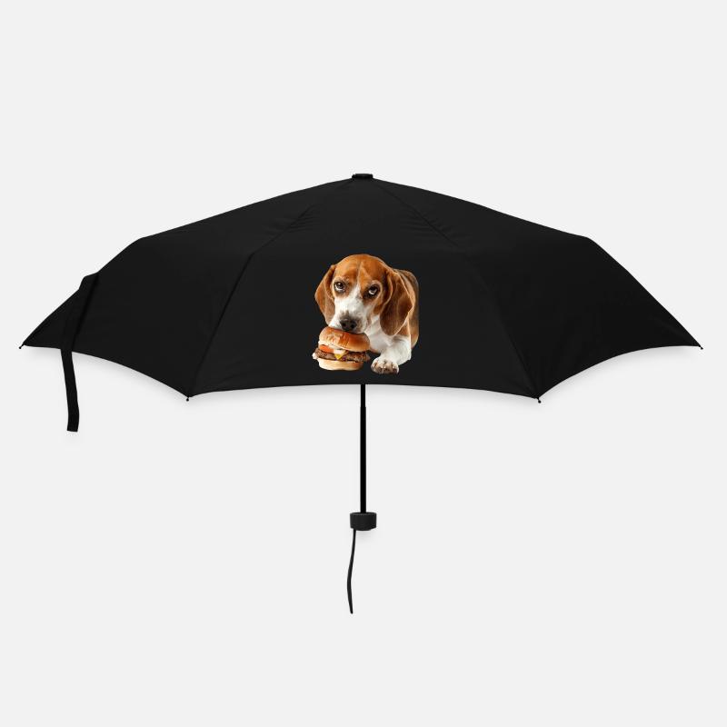 Beagle - Regenschirm (klein) - Schwarz