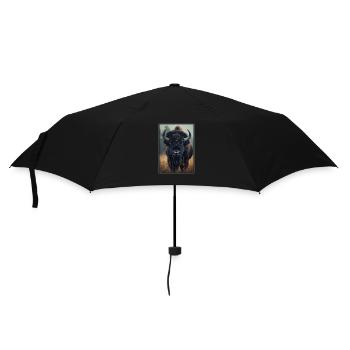 Bisons Bison - Umbrella (small) - black - Front