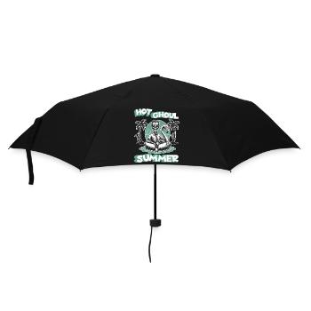 Heiße Ghoul Sommer Vibes Für Dich - Regenschirm (klein) - Schwarz - Vorne