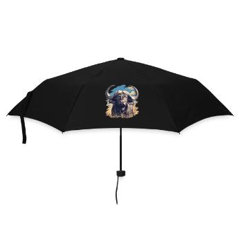 Buffalos Buffalo Büffel - Regenschirm (klein) - Schwarz - Vorne