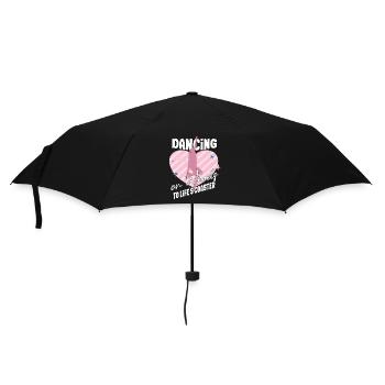 Patinage à roulettes Patinage Danse sur roues Cadeaux - Parapluie standard - noir - Devant