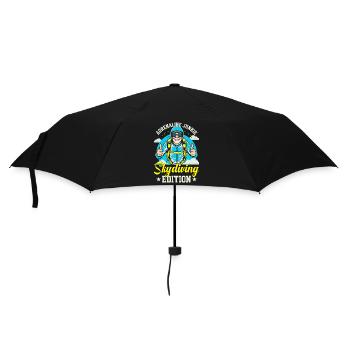 Adrenaline junkie: skydiving edition - Umbrella (small) - black - Front
