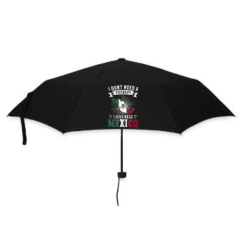 Mexique Mexique Cadeau mexicain Flag Football - Parapluie standard - noir - Devant
