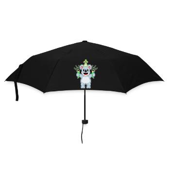 Chapeau de fête d’anniversaire Koala - Parapluie standard - noir - Devant