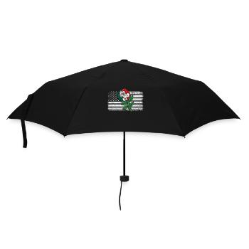 Mexique Mexique Cadeau mexicain Flag Football - Parapluie standard - noir - Devant