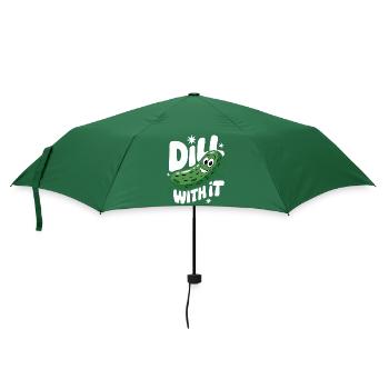 Gurke Essiggurke Gewürzgurke Essen Dill - Regenschirm (klein) - Flaschengrün - Vorne