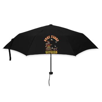 Halloween Kostüm Hexen Liebhaber Design - Regenschirm (klein) - Schwarz - Vorne
