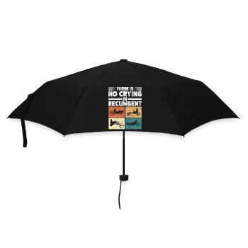 Tricycle couché Liegetrike Liegedreirad - Parapluie standard - noir - Devant