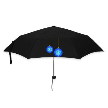 Christmas baubles - Umbrella (small) - black - Front