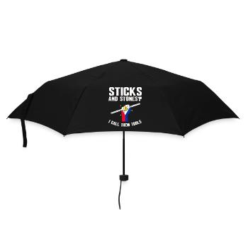 Arnis Eskrima Kali Philippinische Kunst FMA - Regenschirm (klein) - Schwarz - Vorne