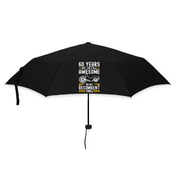 Tricycle couché Liegetrike Liegedreirad - Parapluie standard - noir - Devant