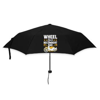 Tricycle couché Liegetrike Liegedreirad - Parapluie standard - noir - Devant