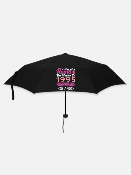 Cadeau d’anniversaire 30 ans femme Fabriqué en 1995 - Parapluie standard - noir