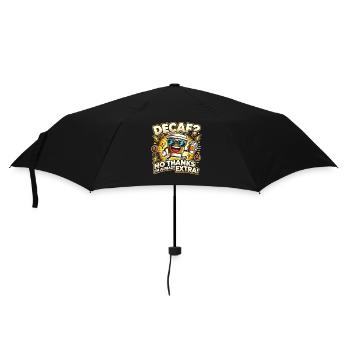 Koffeinfrei Nein danke, ich bin schon extra - Regenschirm (klein) - Schwarz - Vorne