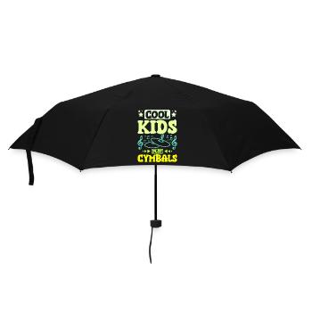 Children cool kids play Cymbals - Umbrella (small) - black - Front