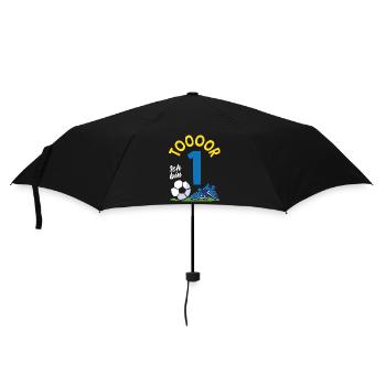 Goal Football I'm 1 Children's Birthday Party - Umbrella (small) - black - Front