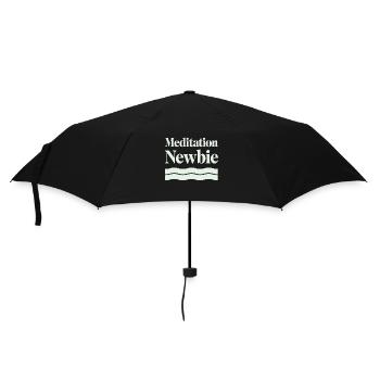 Calm Mind, Meditation Practice and Spiritual - Umbrella (small) - black - Front