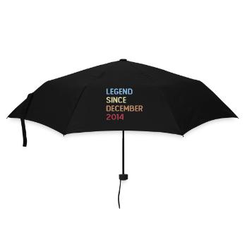 December 2014 10 Years Birthday Gift - Umbrella (small) - black - Front