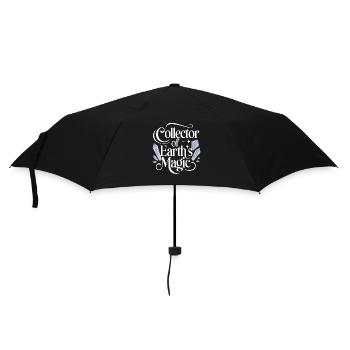 Enthusiast for collecting geology and - Umbrella (small) - black - Front