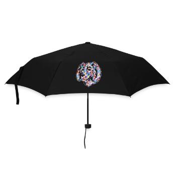 Boykin Spaniel Dog Geometric - Umbrella (small) - black - Front