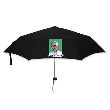 L’évêque dit : Bonjour mes brebis - Parapluie standard - noir - Devant