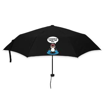 Grow Beyond Me Daily With Penguin - Umbrella (small) - black - Front