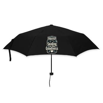 Konservieren Von Selbstgemachten Lebensmitteln Zu - Regenschirm (klein) - Schwarz - Vorne