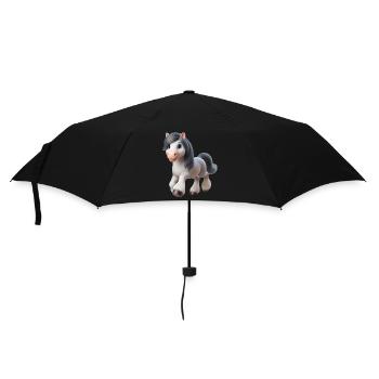 Horse 2 - Umbrella (small) - black - Front