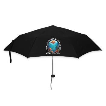 Aquarium Enthusiast Not All Angels Have Aquarist - Umbrella (small) - black - Front