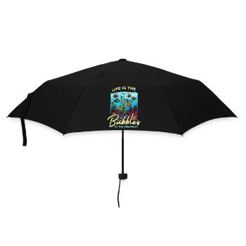 Aquarium Enthusiast Life Is The Bubbles Fishkeeper - Umbrella (small) - black - Front