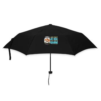 Aquarium Enthusiast I Am Not Anti-Social Aquascape - Umbrella (small) - black - Front