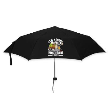 Gardening Party It's Thyme To Turnip The Beet - Umbrella (small) - black - Front