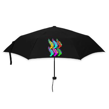 Pistolet à eau - Parapluie standard - noir - Devant