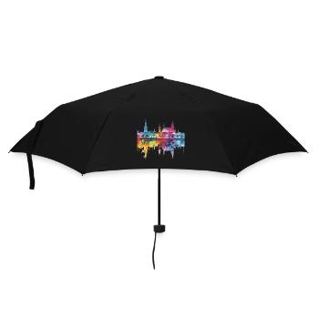 Inowrocław - Regenschirm (klein) - Schwarz - Vorne