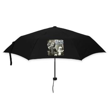 Cats Selfie Santa Selfie Christmas - Umbrella (small) - black - Front