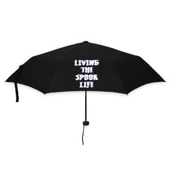 Living The Spook Life Ghost Bait - Regenschirm (klein) - Schwarz - Vorne