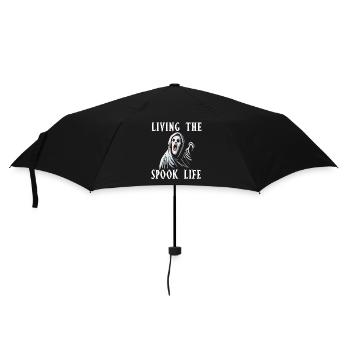 Living The Spook Life Ghost Bait - Regenschirm (klein) - Schwarz - Vorne