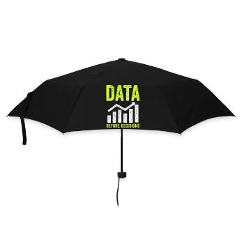 Daten oder es ist nicht passiert für Studenten - Regenschirm (klein) - Schwarz - Vorne