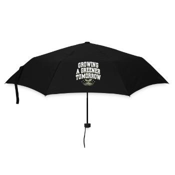 Optimisme climatique, Jour de la Terre, Durabilité - Parapluie standard - noir - Devant