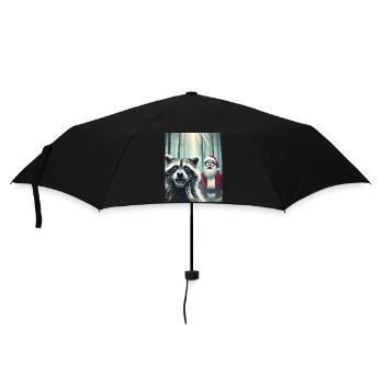 Chats Selfie Père Noël - Parapluie standard - noir - Devant