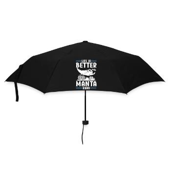 Manta Rays Great Manta Sea Creatures - Umbrella (small) - black - Front