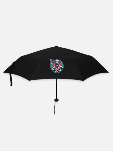 Le chef est un taureau de cuisine - Parapluie standard - noir