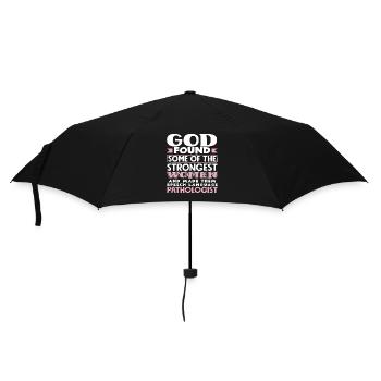 Logopädinnen: Gott Fand Die Stärksten Frauen - Regenschirm (klein) - Schwarz - Vorne