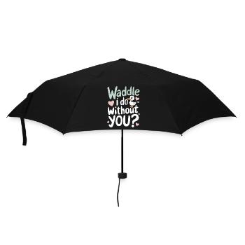 pet duck owners, duck lovers, - Umbrella (small) - black - Front