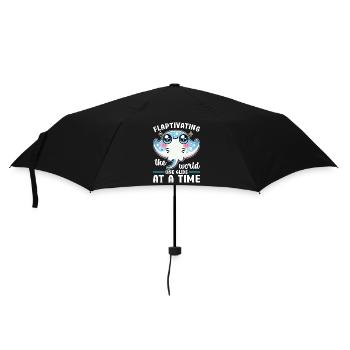 Raies Manta Grandes créatures marines Manta - Parapluie standard - noir - Devant