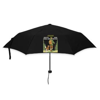 HUNTERS GUARDIANS OF THE EARTH AND NATURE - Umbrella (small) - black - Front
