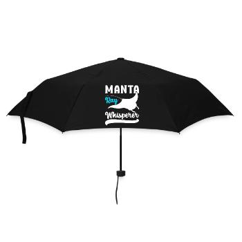 Raies Manta Grandes créatures marines Manta - Parapluie standard - noir - Devant